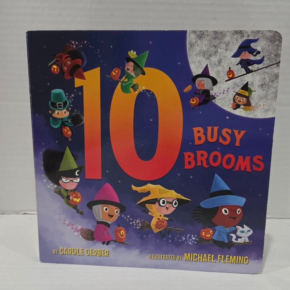 Halloween Board Book Little Witches and Werewolf Pumpkin Patch Childrens Story